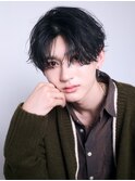 men's/メンズ/リバースセンターパート/ニュアンスパーマ/原宿