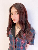 シエ バイ ケンジ 湘南台(sie by KENJE)&nbsp;ダークパープル/ナチュラルショート/夏のヘアアレンジ/湘南台