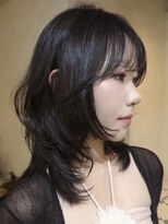 サウンド(sound.)&nbsp;ハッシュカット×ブルーブラック/レイヤーカット/似合わせカット