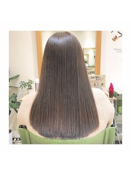 ナノハナ 鹿沼で唯一本格ヘッドスパが出来る美容室　サラサラストレート