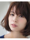 小顔エアリーマッシュボブ