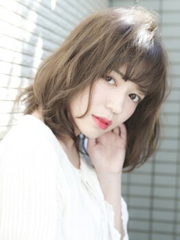 ヘアリゾート エーアイ 上野店α(hair resort Ai)の写真/【似合わせカット+炭酸スパ¥3300】小顔魅せ！再現性の高いデザインでぐっと印象が変わるスタイルに♪[上野]