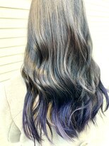 エスト ヘアー ルーナ 本八幡店(est hair Luna)&nbsp;グラデーション　ヴァイオレット　ロング