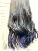 グラデーション ヴァイオレット ロング