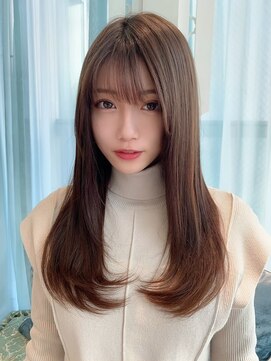 ロンド ロビン 栄(Lond robin) 【Lond robin】河野まい 韓国風テラコッタシースルーバング