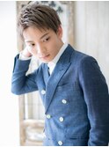 外国人風メッシュカラーで格上げスリークショートJ