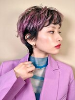 ピークアブー ワン(PEEK-A-BOO ONE)&nbsp;ショートカット＋インナーカラー　松永幸征