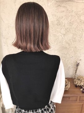 コエ 元町 石川町 (Koe.) ハニーピンク◇ハイライト/モード/外ハネ【元町/石川町】