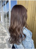 ベージュ系グラデーションカラー