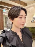 ハンサムショート/大人ショート/前髪長めショート 20代30代40代