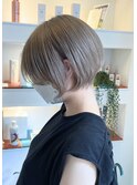 大人可愛い 20代30代40代 ハイトーンショート 葛谷 英司