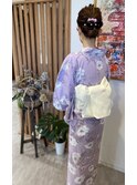 浴衣　着付け&セット