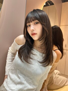 グロー 大宮(GLROW) “韓国風” 軽やかザクザクレイヤー　×こっくりマロンブラウン