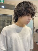 横浜★ウルフカット　波巻きパーマ　プードル