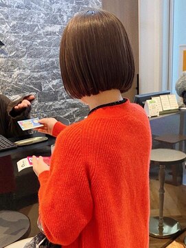 ケーツー あべのキューズモ-ル店(K-two) ミニボブ*あごラインボブ*グレーベージュ*オッジィオット*美髪