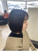 切りっぱなしボブ