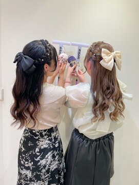 コル(CoL) ３６０度かわいいハーフアップアレンジ！