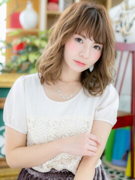 カバーヘア イヴ 戸頭店(COVER HAIR EVE) インナーハイライトくせ毛風小顔抜け感ヘアh3戸頭20代30代40代