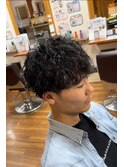 波巻きツイストスパイラルパーマ