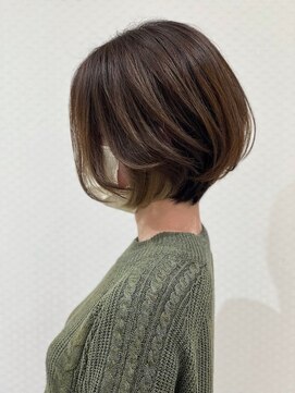 リミットバイアフィナー 大宮店(limit by Afinar) イヤリングカラー×丸みショート