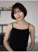 大人可愛い◎20代30代40代◎小顔ボブ、ショートボブ