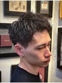 ゆるめツイストスパイキーショート