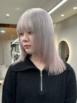 ソル ジングウマエ(SOL JINGUMAE)&nbsp;ミルクティーグレージュシルバーアッシュベージュカラーレイヤー