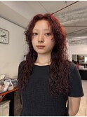 ハードパーマ/パーマカラー/マレットパーマ/マレットヘア