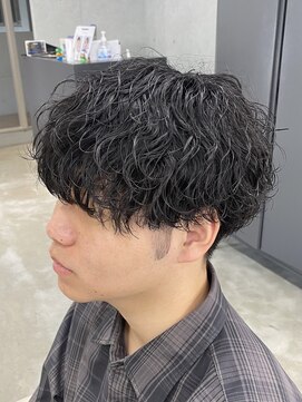 エデアンルクラ 下通(EDEAN Leclat) 熊本メンズパーマ 波巻き マッシュ MEN'S HAIR