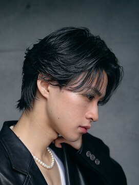 レタッチバイフィフス(RETOUCH by fifth) センターパートニュアンスパーマフェザーパーマシャドウパーマ