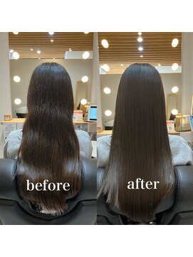 ツヤと髪 クリム(crim) 髪質改善、ヘエステカラー・白髪染め　30代、40代、50代