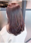 ロング韓国ヘアおくれ毛美髪顔周りレイヤー_ba545262