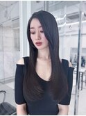美髪韓国レイヤーイメチェン似合わせチェリーブラウンミニウルフ
