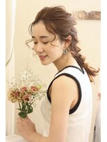 ソース 高槻(SOURCE)&nbsp;結婚式や浴衣ヘアに♪編みおろしアレンジ