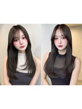 【HPB AWARD 2025 BEST SALON SILVER Prize受賞】癖を解消し艶溢れ自然ストレート［京都駅/五条駅/七条駅］