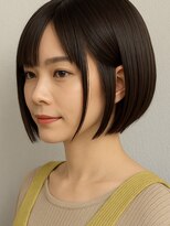 トゥルートラスト アン 下石田店(True Trust un)&nbsp;おしゃれな大人のナチュラルシャギーボブスタイルUP