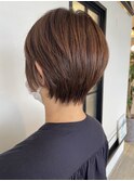 毛髪強化で作るお手入れ簡単ショート