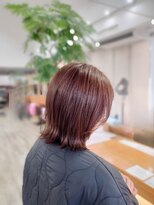 アン アオヤマ(Ann AOYAMA)&nbsp;外ハネボブ/ベージュブラウン