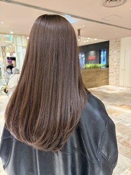 ピークアブー アヴェダ アトレ恵比寿(PEEK-A-BOO AVEDA) オリーブブラウン×ロング