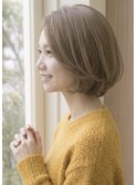 30代40代大人可愛いボブ　ワンカール　パーマ　似合わせ