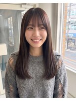 零秒女髪 千里丘店&nbsp;上品で艶やかな大人女性向けセミロング髪質改善艶髪美髪艶感
