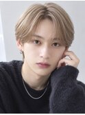 韓国風カルマパーマシースルーニュアンスセンターパート
