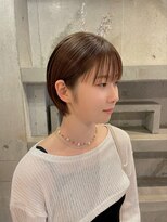 シゼン(SHIZEN)&nbsp;酸性ストレートでつくる耳かけショート