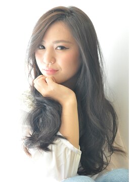 パプス ド コワフュール 小林店(Pap's de coiffeur) ロング　/　アッシュグレ―/30代/40代/50代