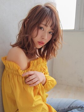 ラックスビー ガーデン 西宮北口駅前店(LUXBE GARDEN) ふわふわミディアムロブセミディ【LUXBE 西宮北口駅前店】