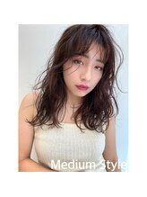 ミドヘアー (mid hair) Medium snap