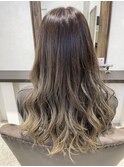 外人風エレガントロング 20代30代40代 ハイライト