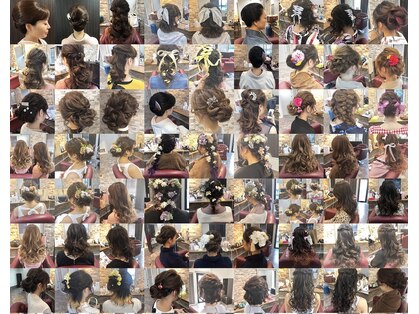 ヘアセットサロン アップモード(Hair set Salon UP mode)の写真