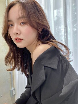 ボタン ハカタ(VOTAN hakata) 【YU_KA】顔まわりカット＋チョコレートカラー/博多美容室