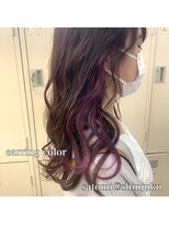 ワット 新宿店&nbsp;新宿髪質改善韓国インナーカラー学割U24レイヤーメンズ白髪染め